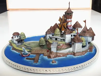 Windfall Island - Zelda The Wind Waker 3D print model