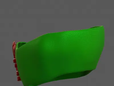 Gas mask helmet 3d model scifi Low-poly  Low-poly 3D model 202