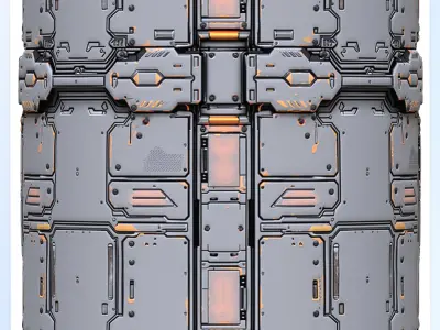 Sci-FI Seamless Texture Texture 7