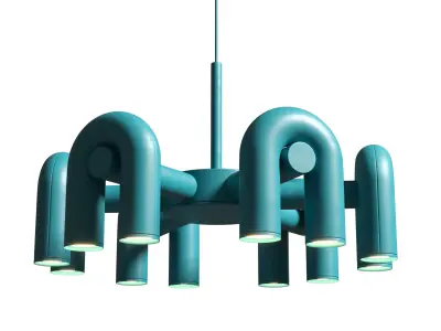 Cirkus Chandelier  Large Low-poly 3D model