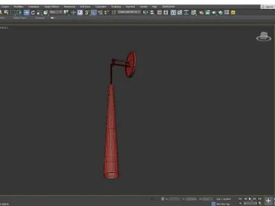 RESTORATION LINE GLASS WAL Low-poly 3D model