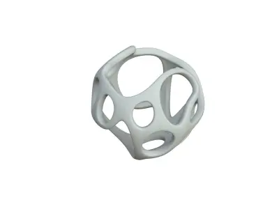SciFi Cube Object No 38675 Low Poly Shape Texture