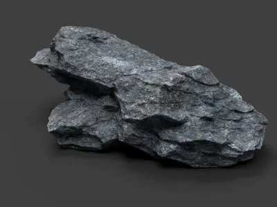 Rock 7-10 Low-poly 3D model
