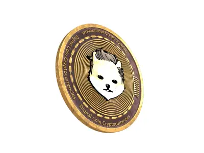Dogelon Mars Coin v2 002 3D model