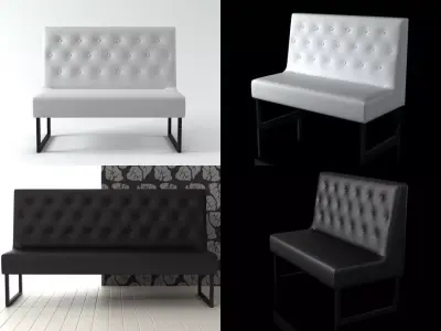 Menu sofa b 3D model