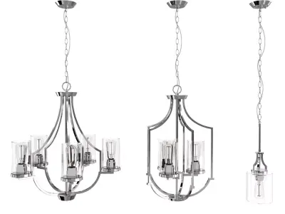 Progress Lighting Lassiter chandelier 3D model