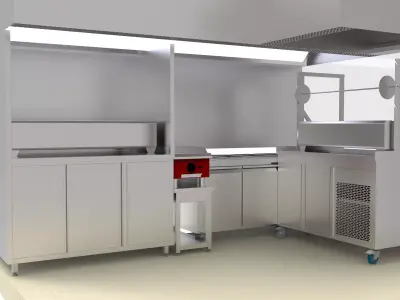 KITCHEN 77 3D model