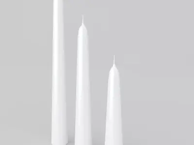 Candle Stick Set 3D model