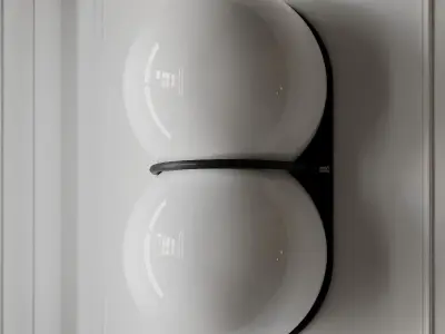 Twin wall sconce from SKLO 3D model