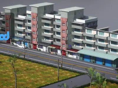 TW Street 010 3D model