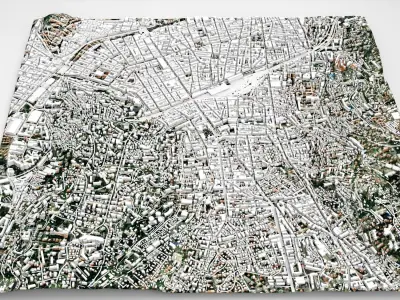 Cityscape Nice France 3D model purchase