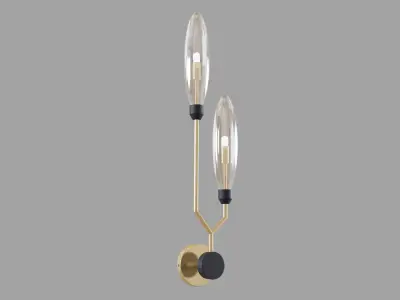 Pendant Lamp Ventura MOD012WL-02G Maytoni Modern Free 3D model