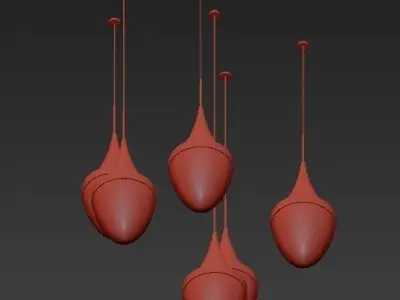 Tech Lighting Pendants 3D model buy