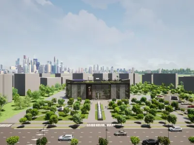 Vision Care Clinic Diploma Project 3D model