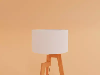 Table lamp Low-poly 3D model shop