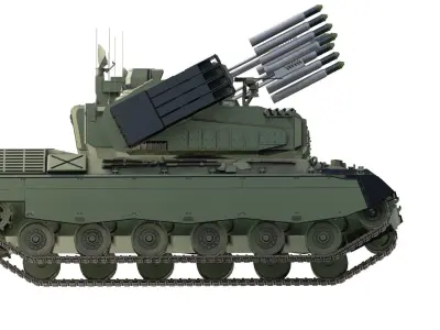 MEDIUM RANGE COMBINED MISSILE SYSTEM 3D model