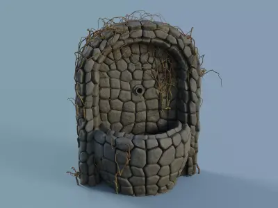 Wall Fountain 3D model