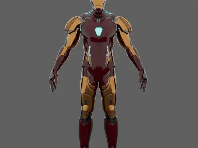 iron man mark 85 3D model