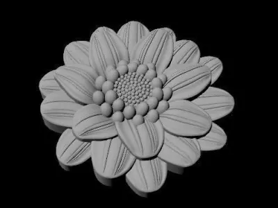 rosette dekor 3D model 36