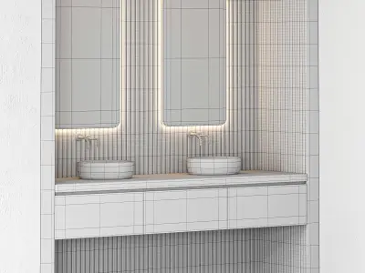 Bathroom Furniture 3D model shop