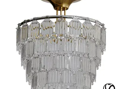 Gorgeous elegant chandelier 3D model