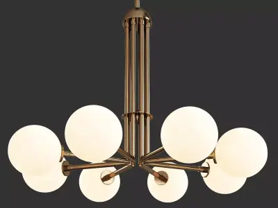HALO CHANDELIER Low-poly 3D model