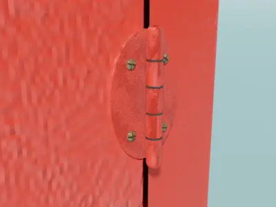 Postal box Thailand Low-poly 3D model