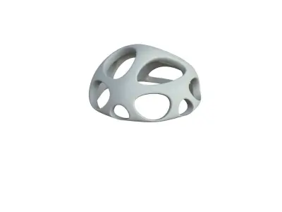 SciFi Cube Object No 53644 Low Poly Shape Low-poly 3D model