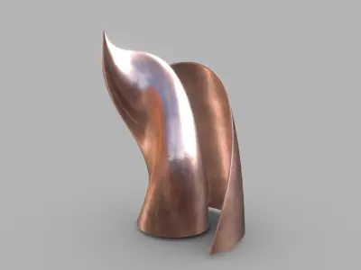 Weird Building Copper 3D model