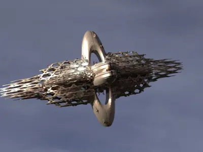 Angelic Kafziel Gateway tower 3D model