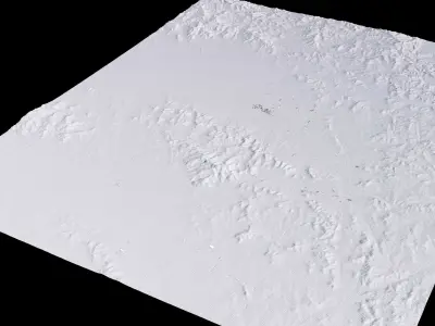 Laiwu China City Landscape 3D Model 3D model