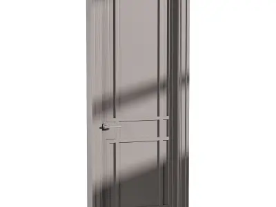 Modern entrance door 50 3D model