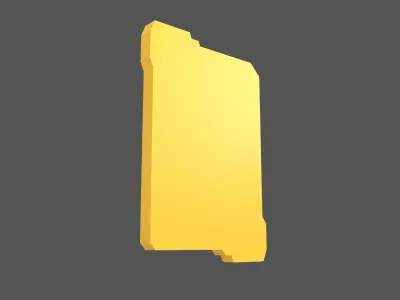 UHD High tech Graphical Interface v8 004 Low-poly 3D model