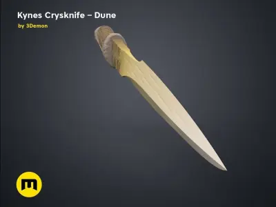Kynes Crysknife - Dune 3D print model