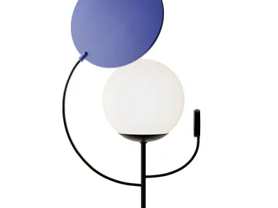 Colorful Wall Lamp by Thomas Dariel 3D model