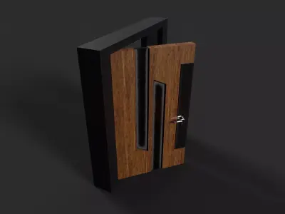 Door Asset Pack Low-poly 3D model