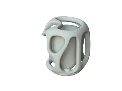SciFi Shape Object Low Poly 16 Low-poly 3D model