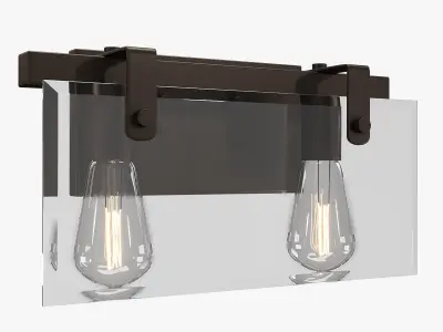 Progress Lighting Glayse Bathroom Vanity Light Collection  3D Model Pack