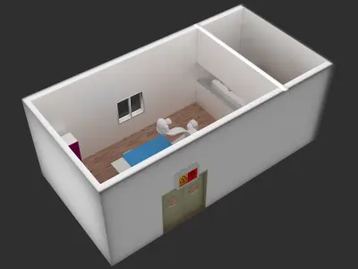 Radiotherapy Unit 4K 3D model