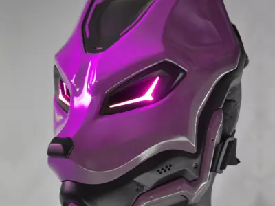 Evo Fox - cosplay mask - digital stl file for 3D-printing 3D print model