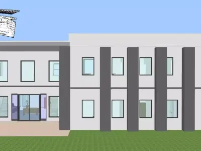 HOTEL PROJECT FULL DETAILS Low-poly 3D model