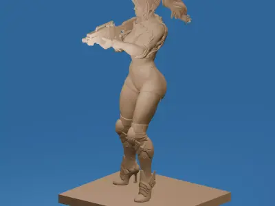 Ines Raya Future Warrior 3D print model