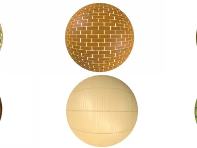 5 textures-Wooden mat or Wicker- Without the base color-seamless Texture