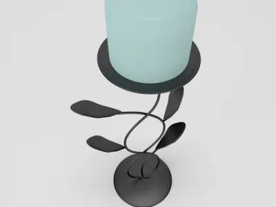 Candelholder Leafs 3D model