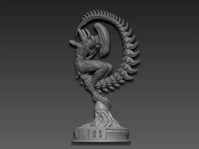 Alien 3D print model
