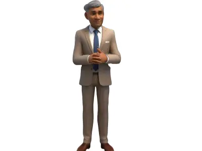 Business Professional Character Pack 3D print model