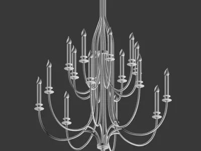 Hammerton Chateau Chandelier 3D model