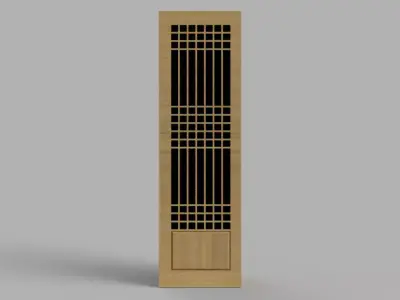 asian light box for floor - desk and table 3D print model