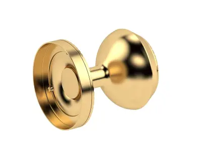 Georgian Mortice Door Knob 3D model