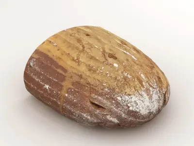Sliced Bread Loaf 005 3D model
